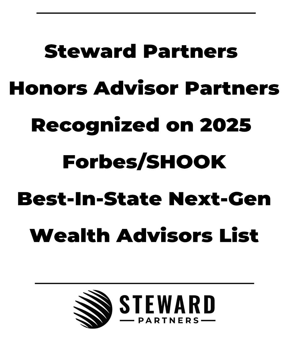 Steward Partners Honors Advisor Partners Recognized on 2025 Forbes/SHOOK Best-In-State Next-Gen Wealth Advisors List